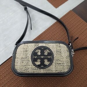 Tory Burch Miller Mini Woven Crossbody Bag